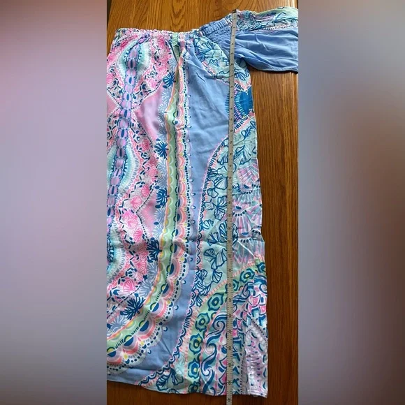 Lilly Pulitzer Fawna Dress Seaside Shindig Size M - Picture 13 of 16